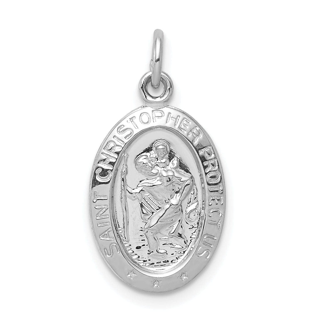 Lovely Rita's Pendants & Charms Sterling Silver Saint Christopher Medal
