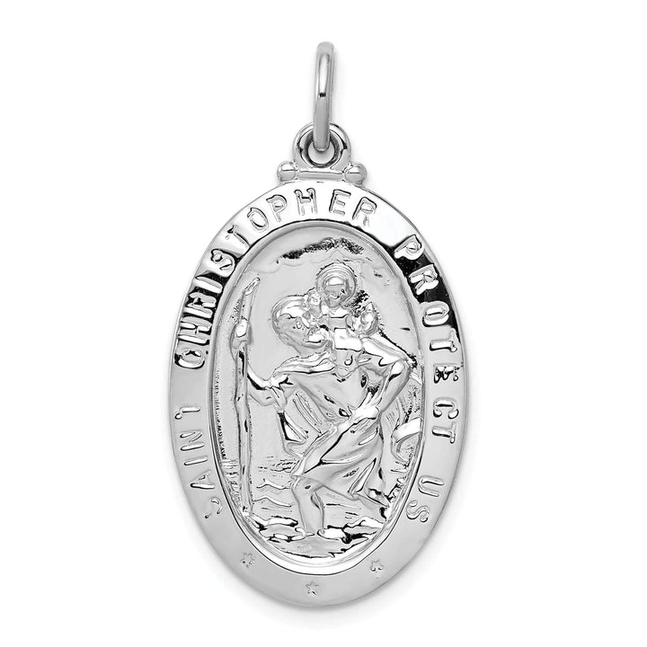 Lovely Rita's Pendants & Charms Sterling Silver Saint Christopher Medal