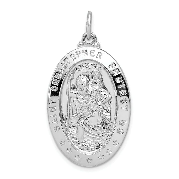 Lovely Rita's Pendants & Charms Sterling Silver Saint Christopher Medal