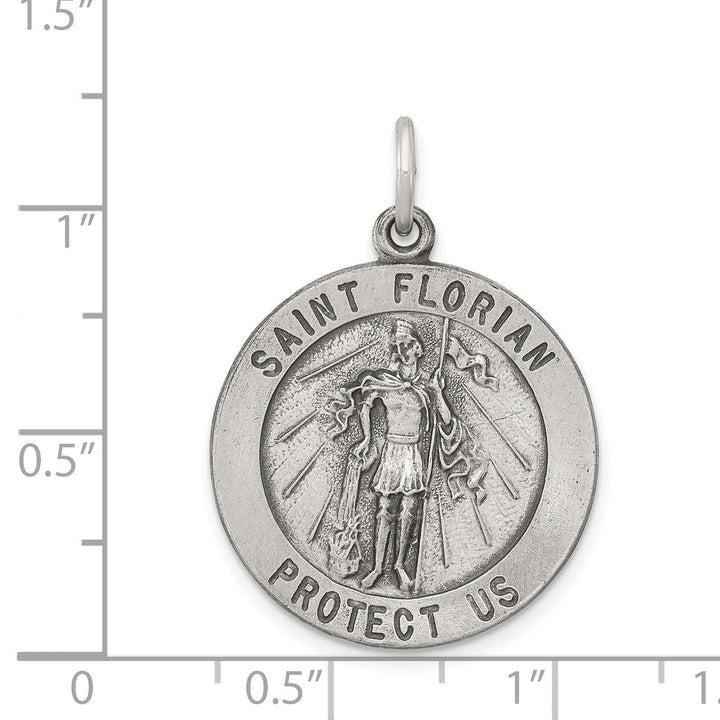 Lovely Rita's Pendants & Charms Sterling Silver Saint Florian Medal