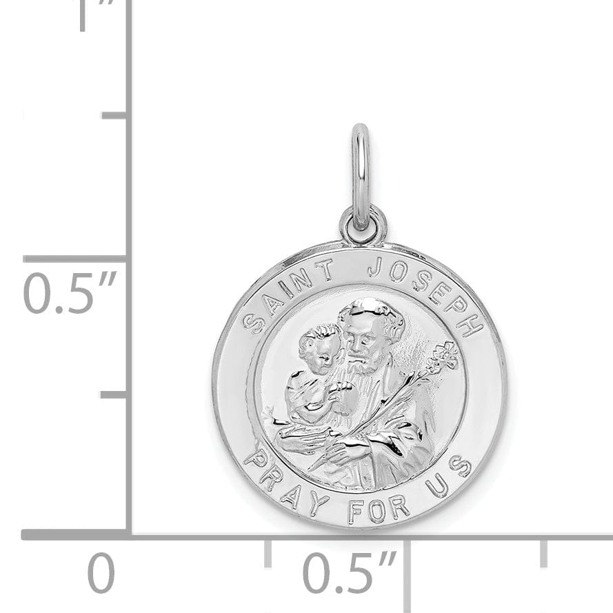 Lovely Rita's Pendants & Charms Sterling Silver Saint Joseph Medal