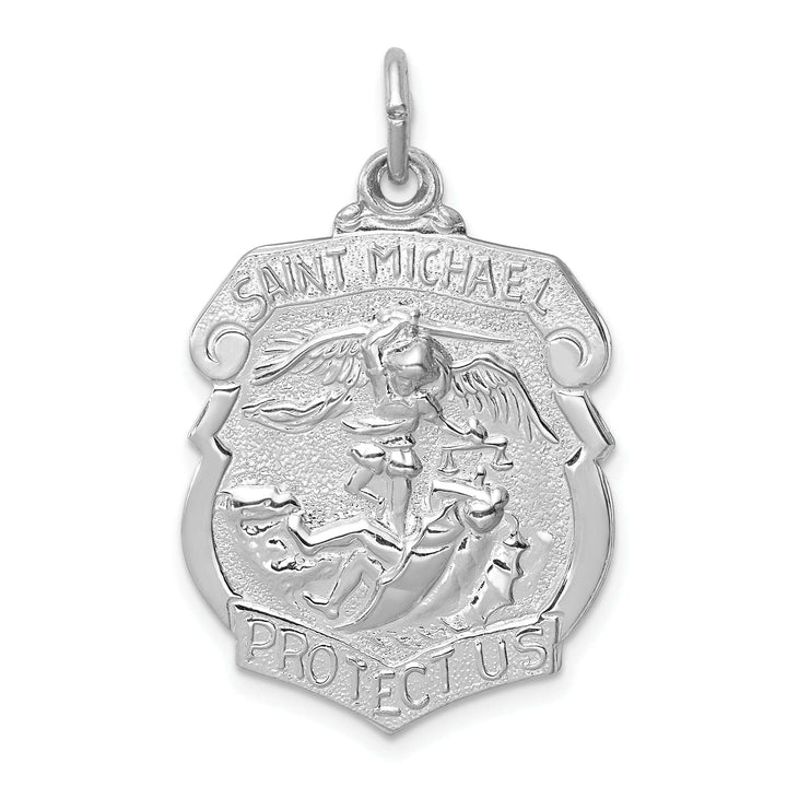 Lovely Rita's Pendants & Charms Sterling Silver Saint Michael Badge Medal