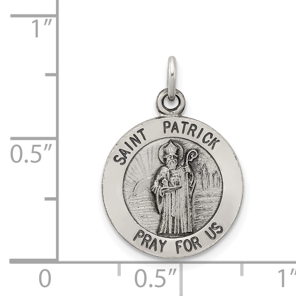 Lovely Rita's Pendants & Charms Sterling Silver Saint Patrick Medal