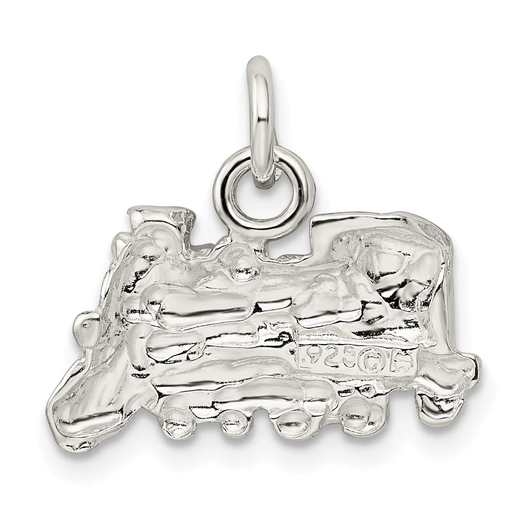 Lovely Rita's Pendants & Charms Sterling Silver Satin 3-D Train Engine Charm