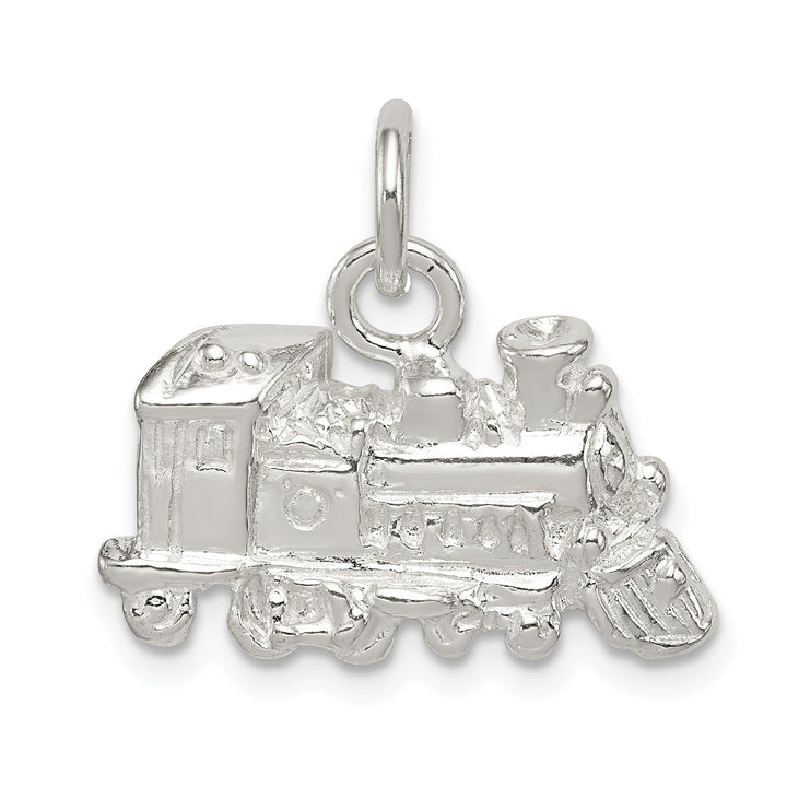 Lovely Rita's Pendants & Charms Sterling Silver Satin 3-D Train Engine Charm
