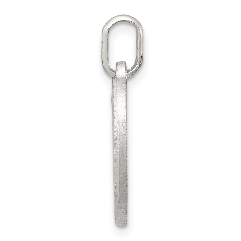 Lovely Rita's Pendants & Charms Sterling Silver Satin Angel Heart Charm