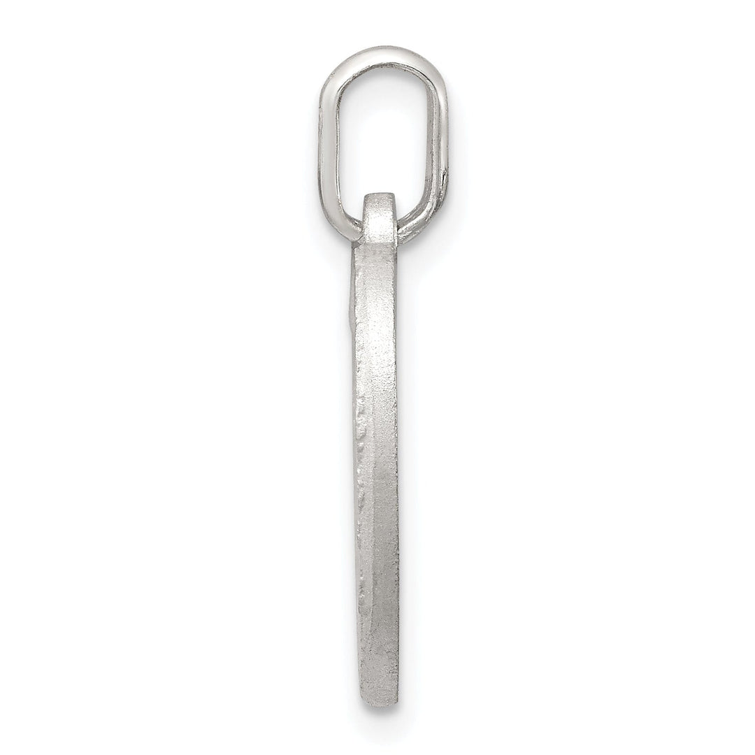 Lovely Rita's Pendants & Charms Sterling Silver Satin Angel Heart Charm