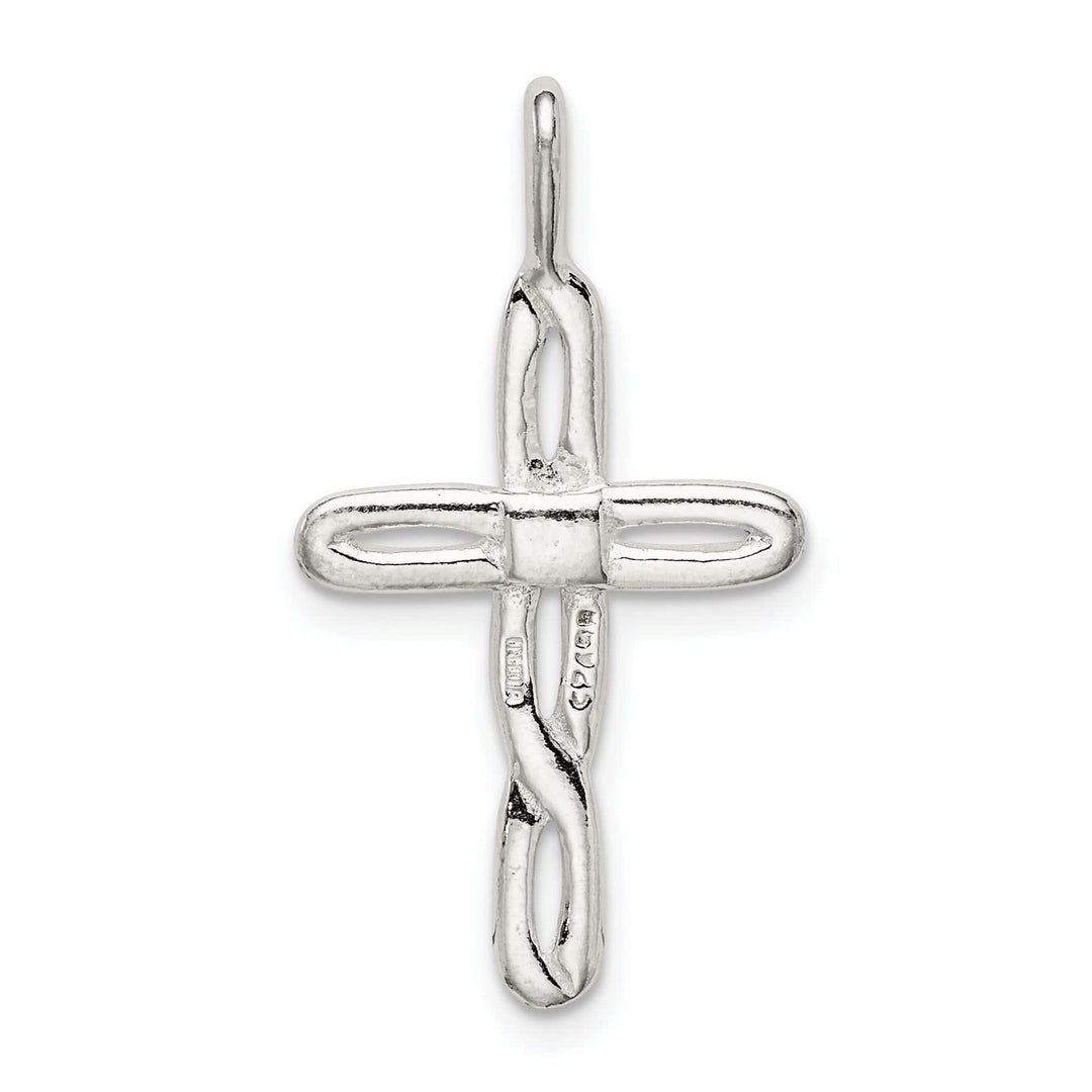 Lovely Rita's Pendants & Charms Sterling Silver Satin Latin Cross Pendant