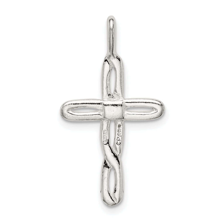 Lovely Rita's Pendants & Charms Sterling Silver Satin Latin Cross Pendant