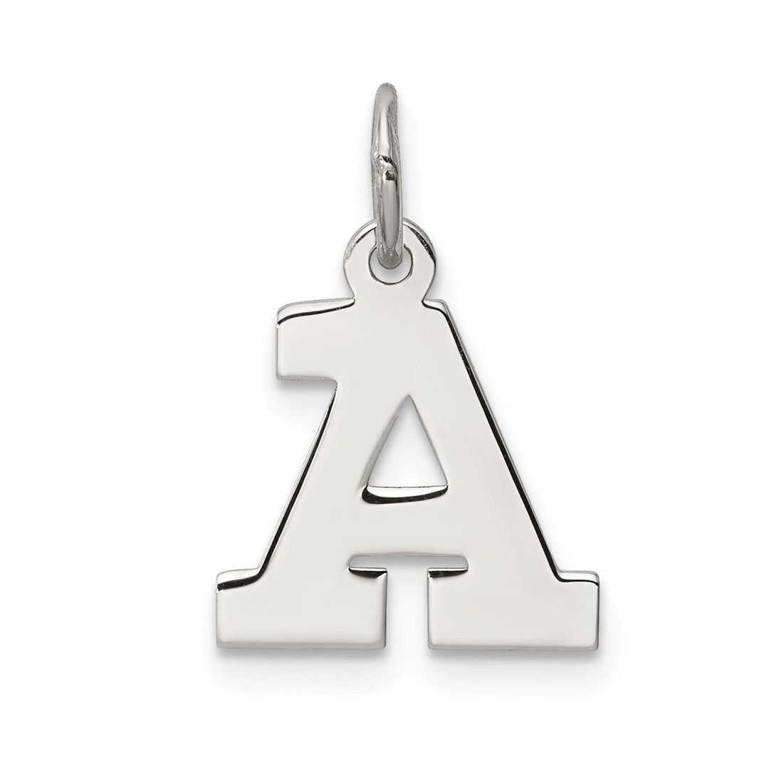 Lovely Rita's Pendants & Charms Sterling Silver Small Block Initial A Charm