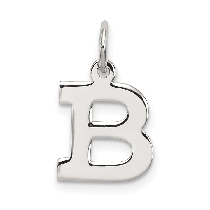 Lovely Rita's Pendants & Charms Sterling Silver Small Block Initial B Charm