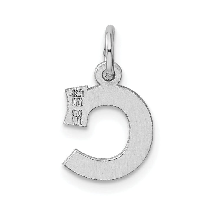Lovely Rita's Pendants & Charms Sterling Silver Small Block Initial C Charm