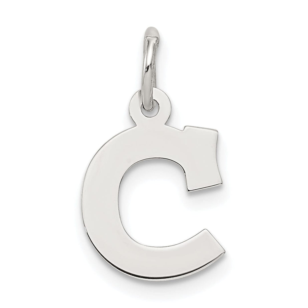 Lovely Rita's Pendants & Charms Sterling Silver Small Block Initial C Charm