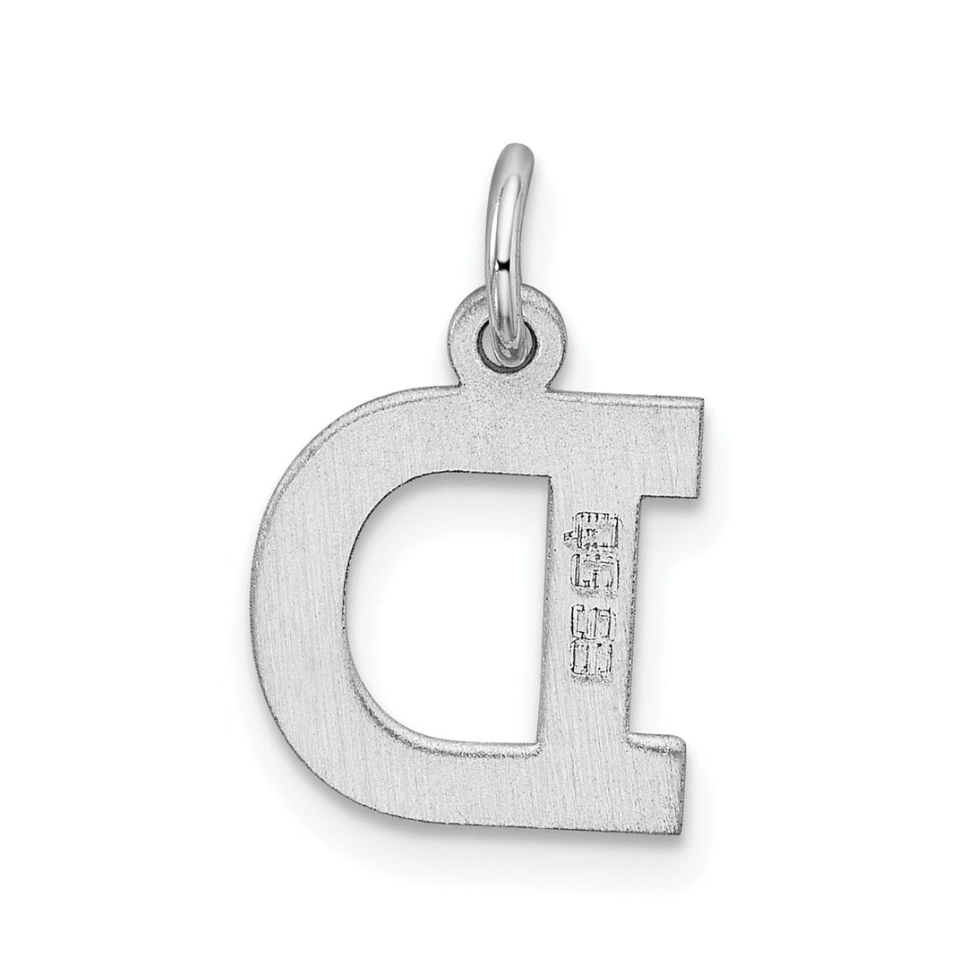 Lovely Rita's Pendants & Charms Sterling Silver Small Block Initial D Charm