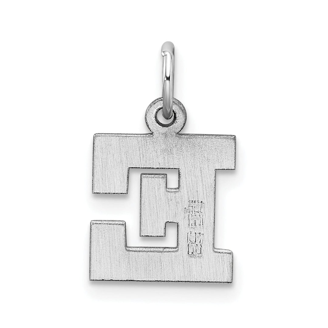 Lovely Rita's Pendants & Charms Sterling Silver Small Block Initial E Charm