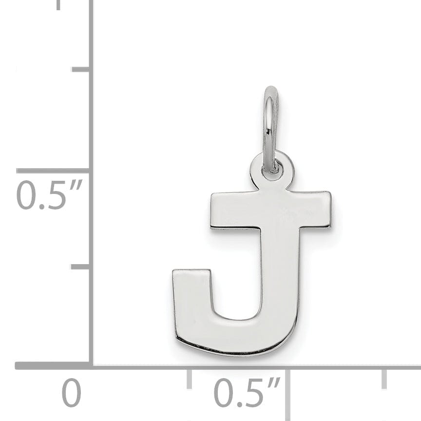 Lovely Rita's Pendants & Charms Sterling Silver Small Block Initial J Charm