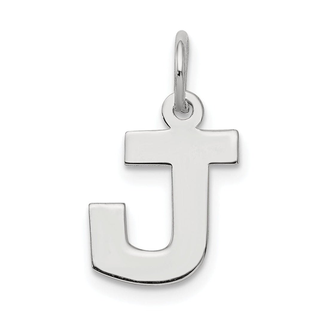 Lovely Rita's Pendants & Charms Sterling Silver Small Block Initial J Charm
