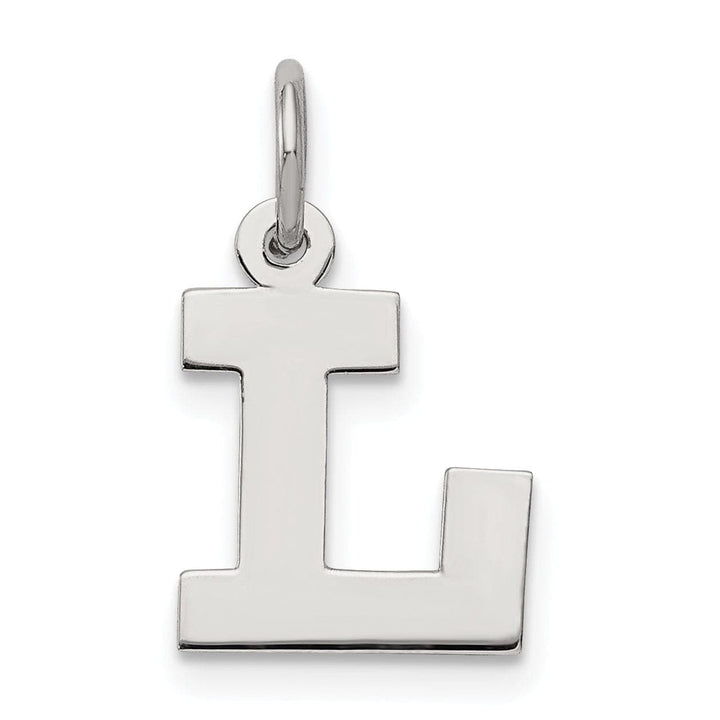 Lovely Rita's Pendants & Charms Sterling Silver Small Block Initial L Charm