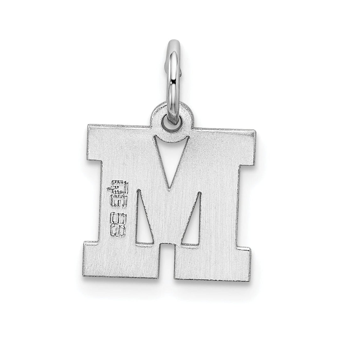 Lovely Rita's Pendants & Charms Sterling Silver Small Block Initial M Charm