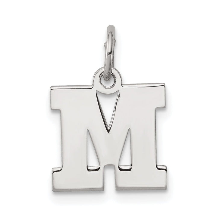 Lovely Rita's Pendants & Charms Sterling Silver Small Block Initial M Charm