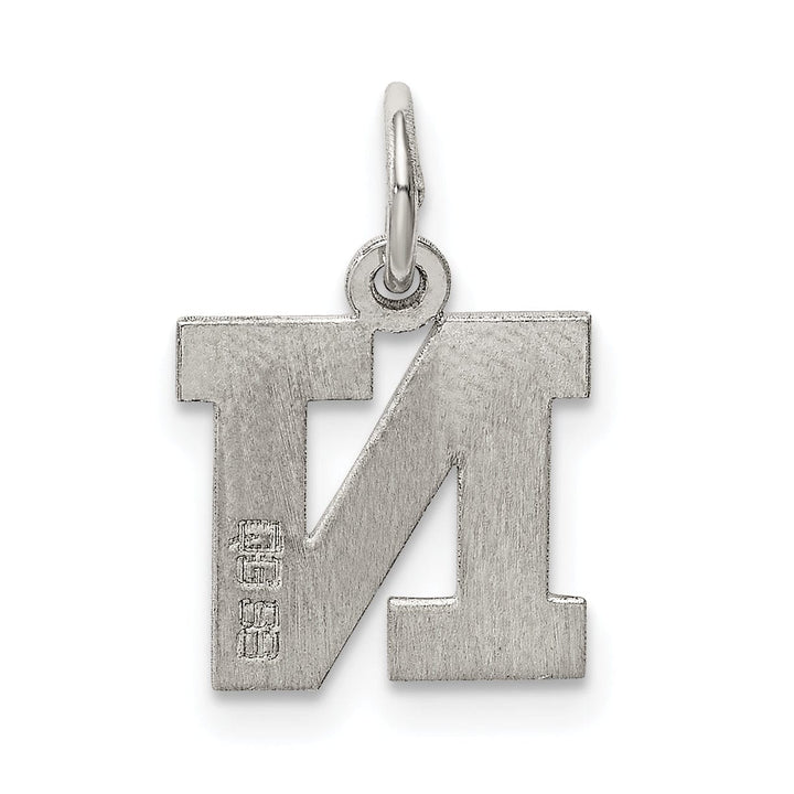 Lovely Rita's Pendants & Charms Sterling Silver Small Block Initial N Charm