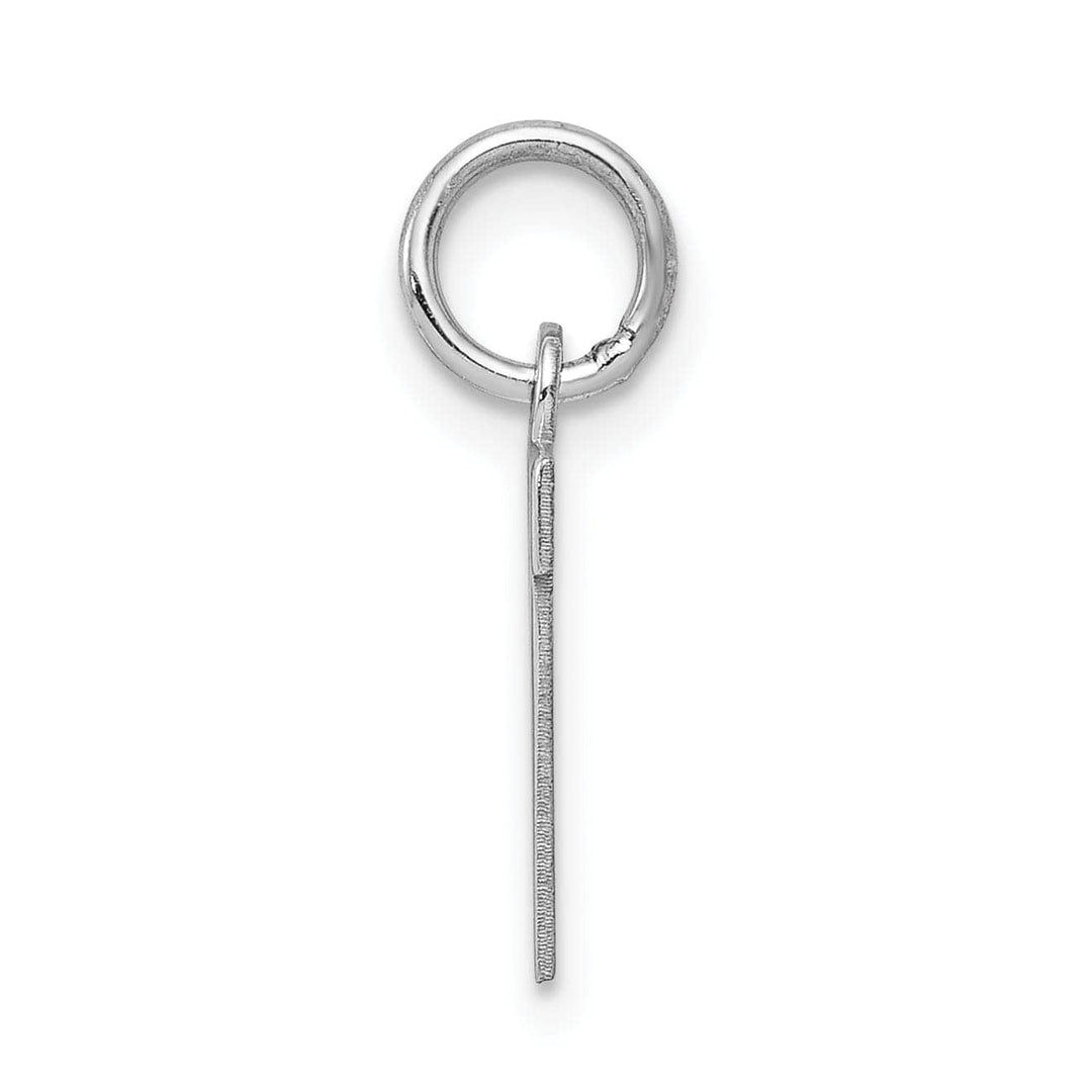 Lovely Rita's Pendants & Charms Sterling Silver Small Block Initial N Charm