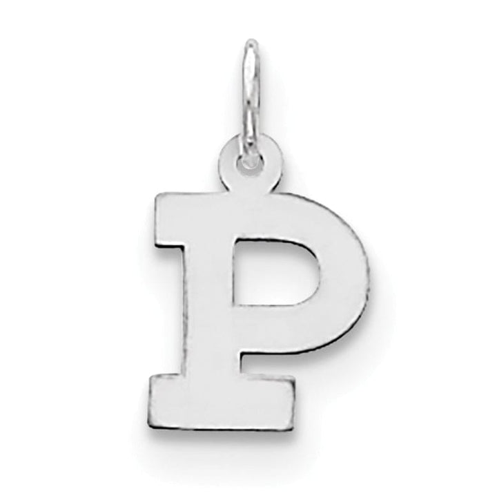 Lovely Rita's Pendants & Charms Sterling Silver Small Block Initial P Charm