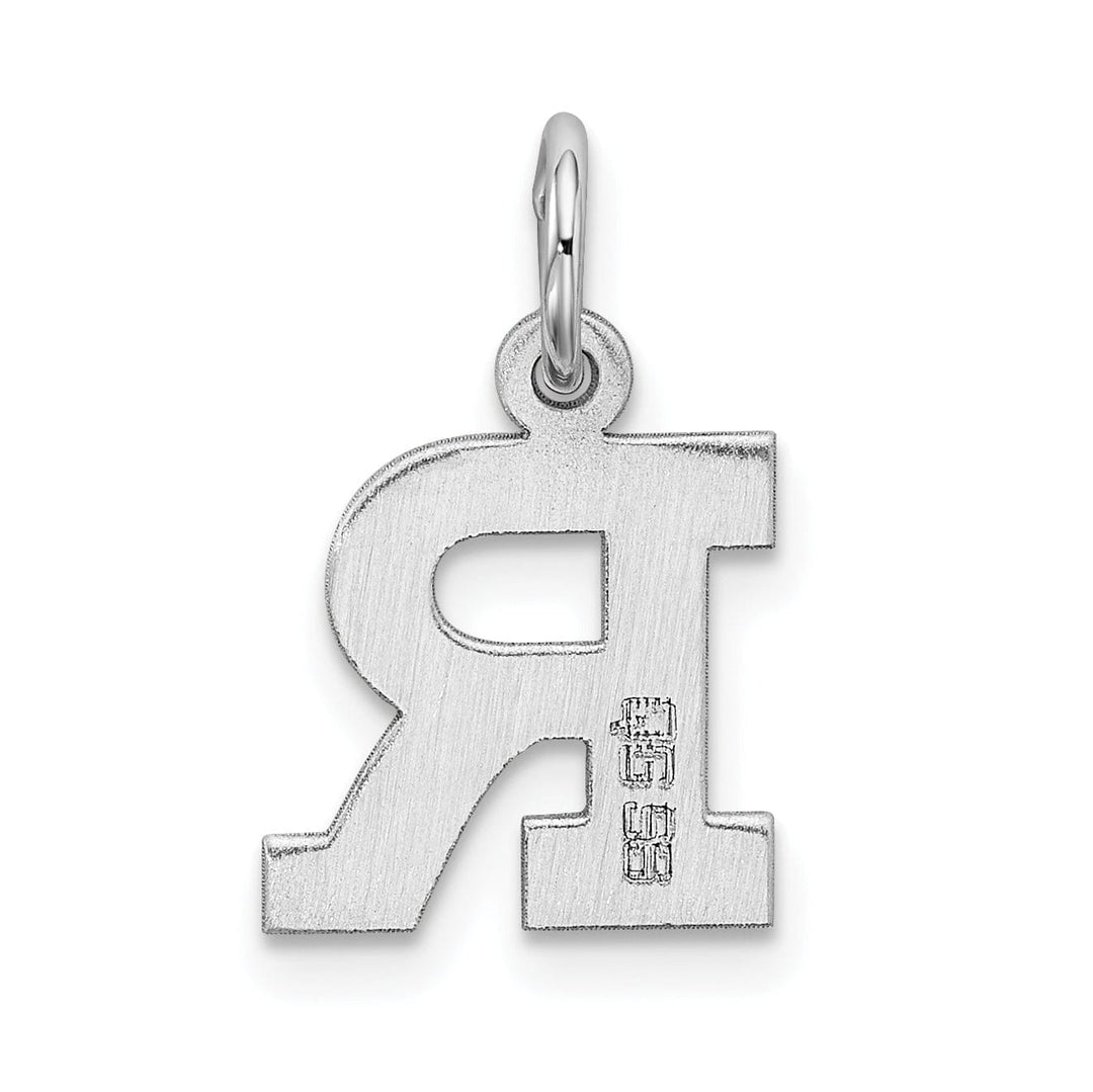 Lovely Rita's Pendants & Charms Sterling Silver Small Block Initial R Charm