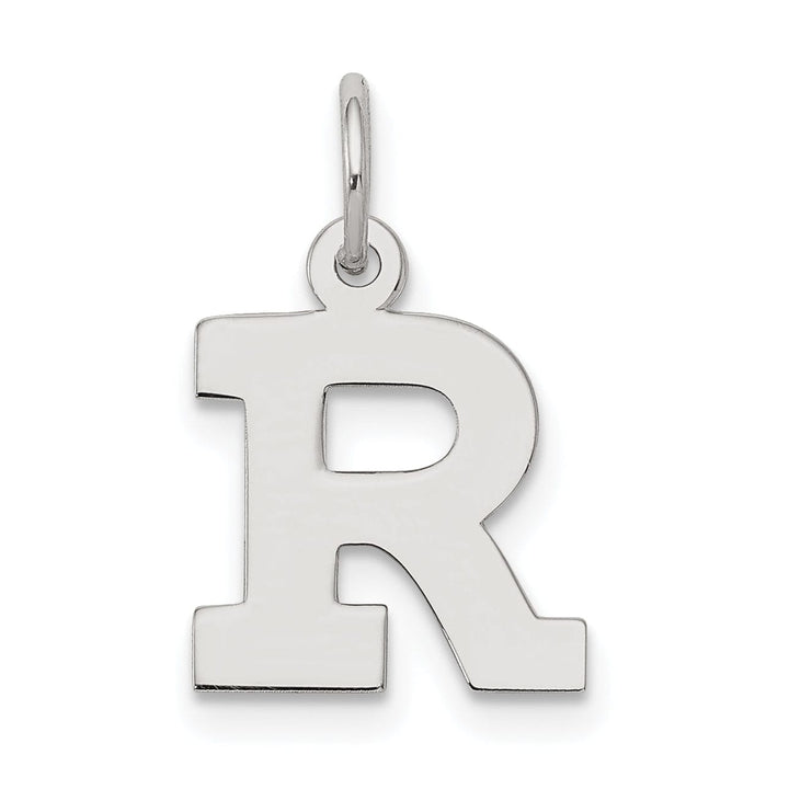 Lovely Rita's Pendants & Charms Sterling Silver Small Block Initial R Charm
