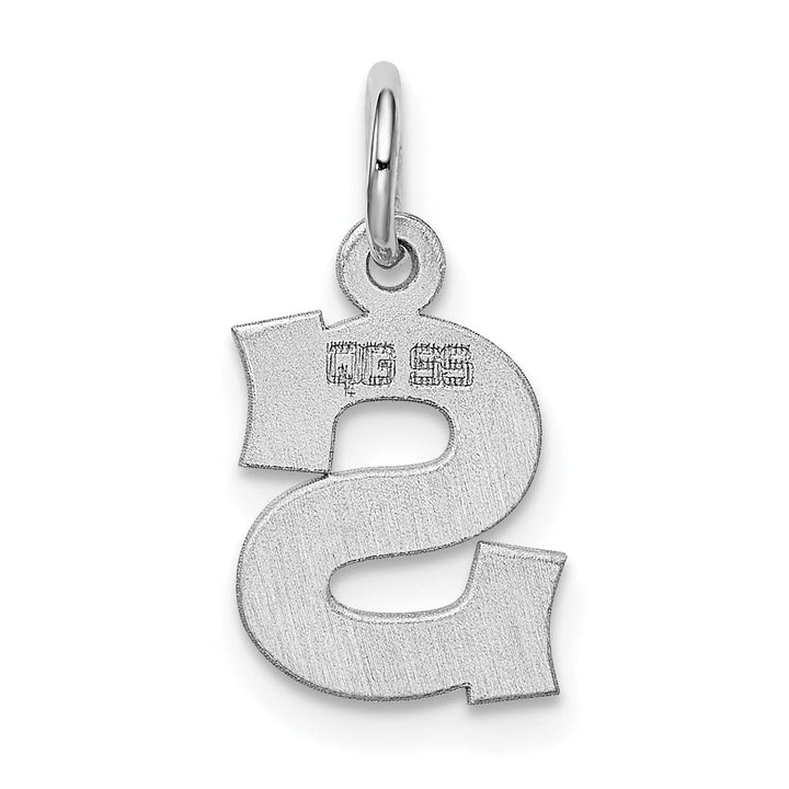 Lovely Rita's Pendants & Charms Sterling Silver Small Block Initial S Charm