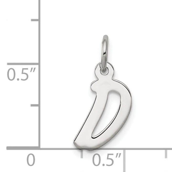 Lovely Rita's Pendants & Charms Sterling Silver Small Initial D Charm