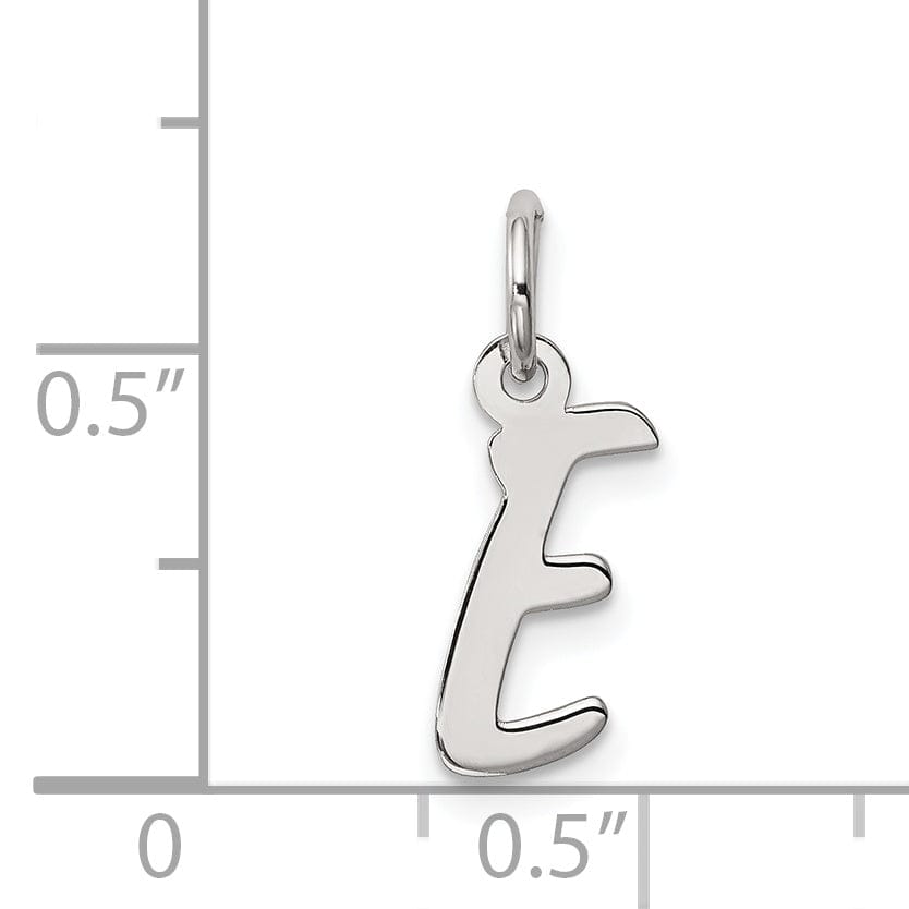 Lovely Rita's Pendants & Charms Sterling Silver Small Initial E Charm