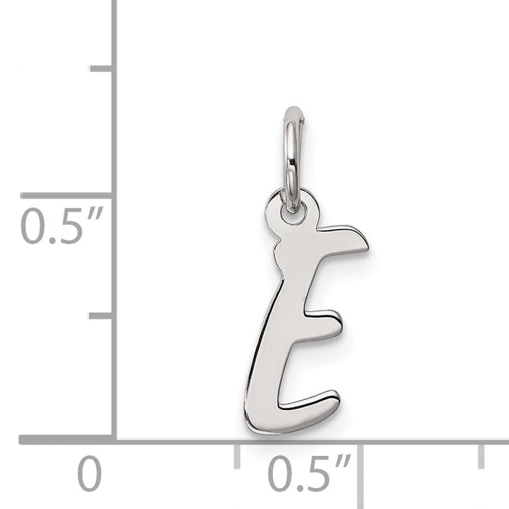 Lovely Rita's Pendants & Charms Sterling Silver Small Initial E Charm