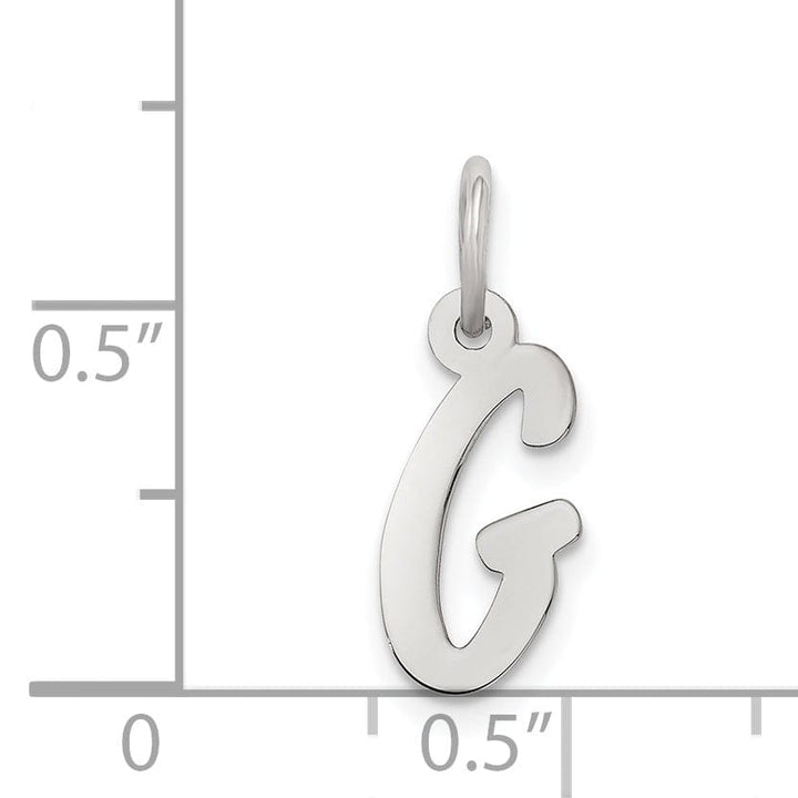 Lovely Rita's Pendants & Charms Sterling Silver Small Initial G Charm