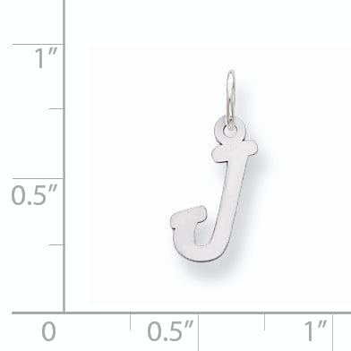 Lovely Rita's Pendants & Charms Sterling Silver Small Initial J Charm