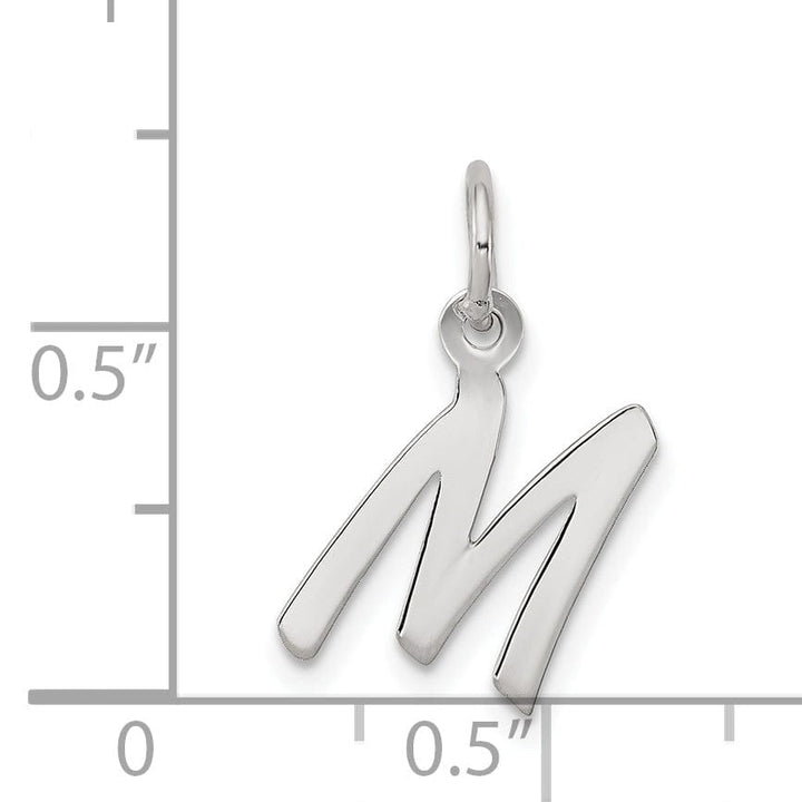Lovely Rita's Pendants & Charms Sterling Silver Small Initial M Charm