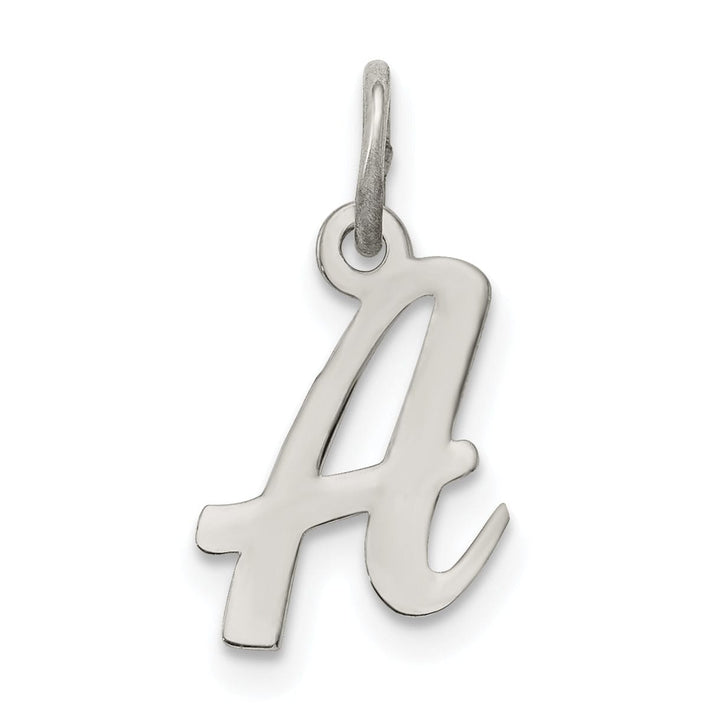 Lovely Rita's Pendants & Charms Sterling Silver Small Script Initial A Charm