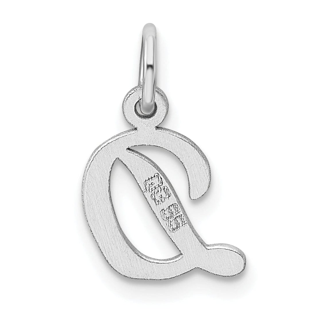 Lovely Rita's Pendants & Charms Sterling Silver Small Script Initial D Charm
