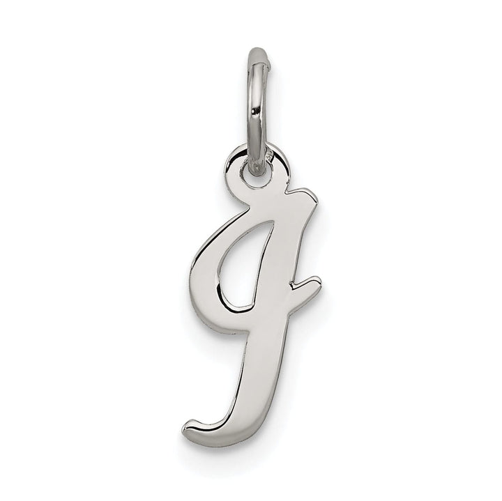 Lovely Rita's Pendants & Charms Sterling Silver Small Script Initial I Charm