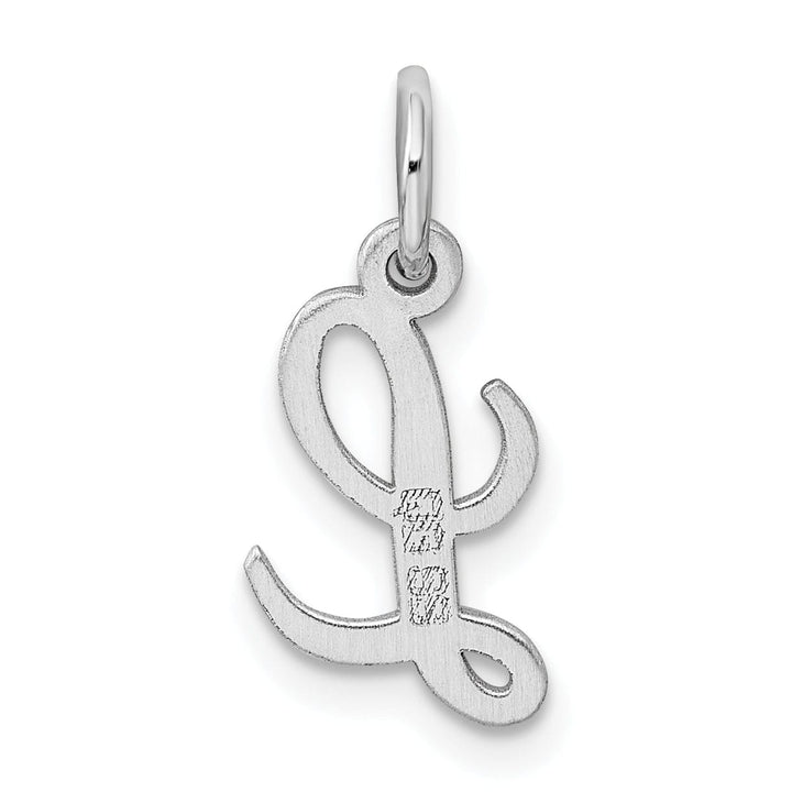Lovely Rita's Pendants & Charms Sterling Silver Small Script Initial L Charm