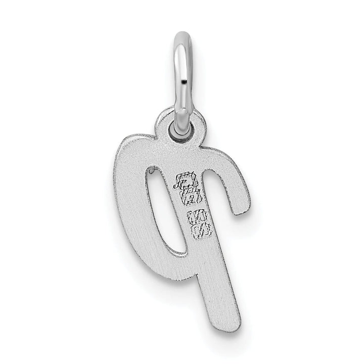 Lovely Rita's Pendants & Charms Sterling Silver Small Script Initial P Charm