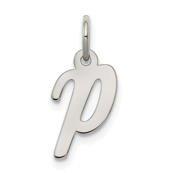 Lovely Rita's Pendants & Charms Sterling Silver Small Script Initial P Charm