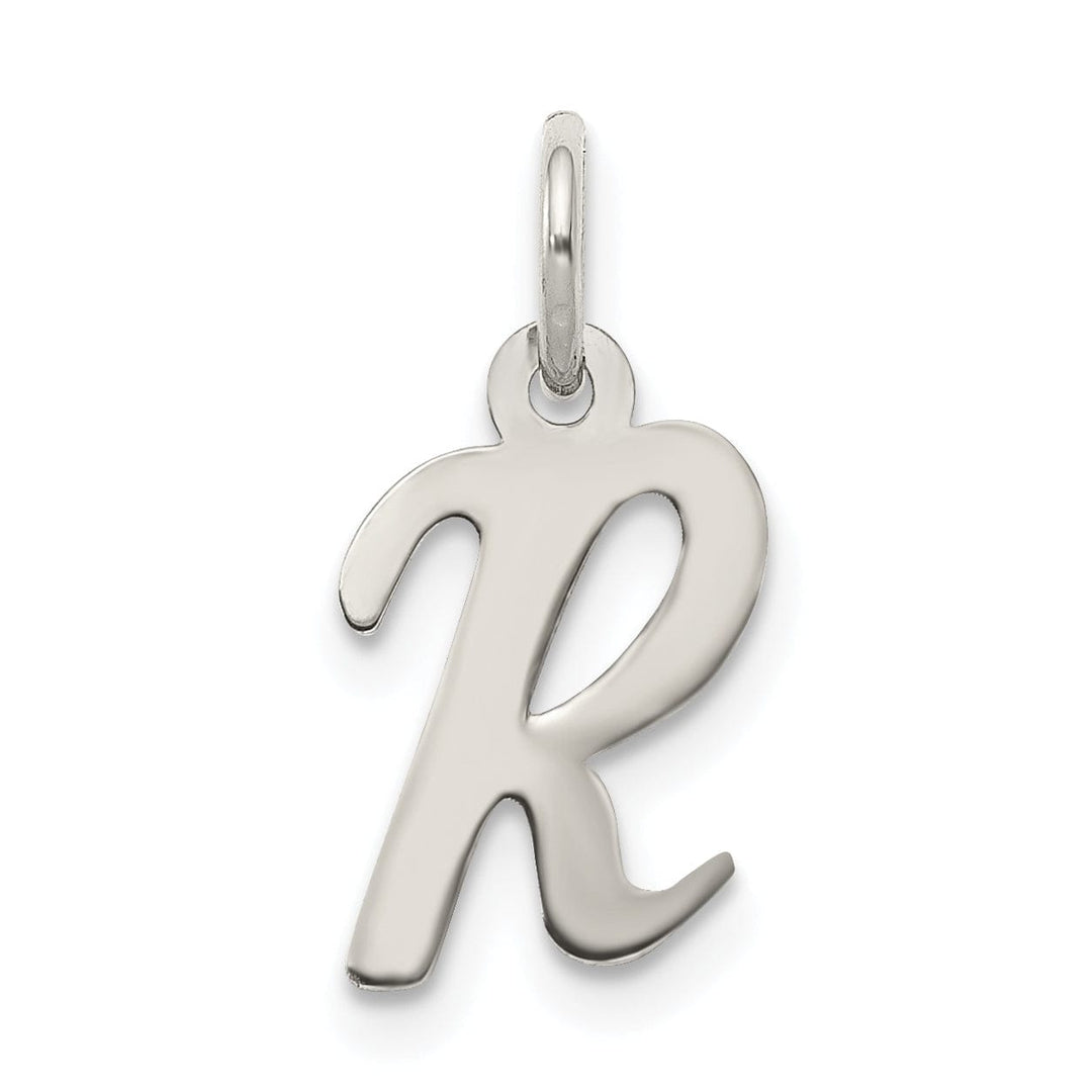 Lovely Rita's Pendants & Charms Sterling Silver Small Script Initial R Charm