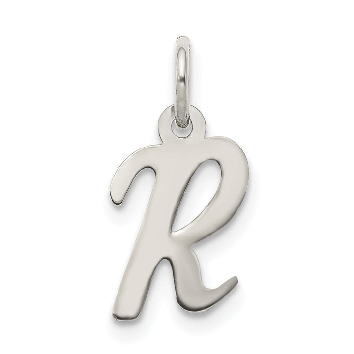 Lovely Rita's Pendants & Charms Sterling Silver Small Script Initial R Charm