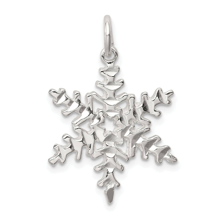 Lovely Rita's Pendants & Charms Sterling Silver Snowflake Charm Pendant