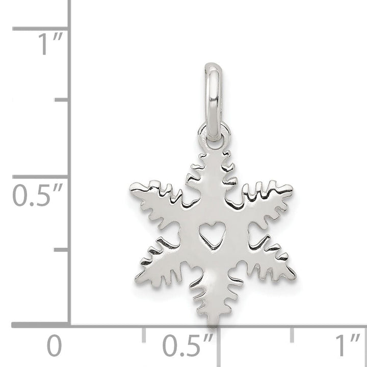 Lovely Rita's Pendants & Charms Sterling Silver Snowflake Charm Pendant