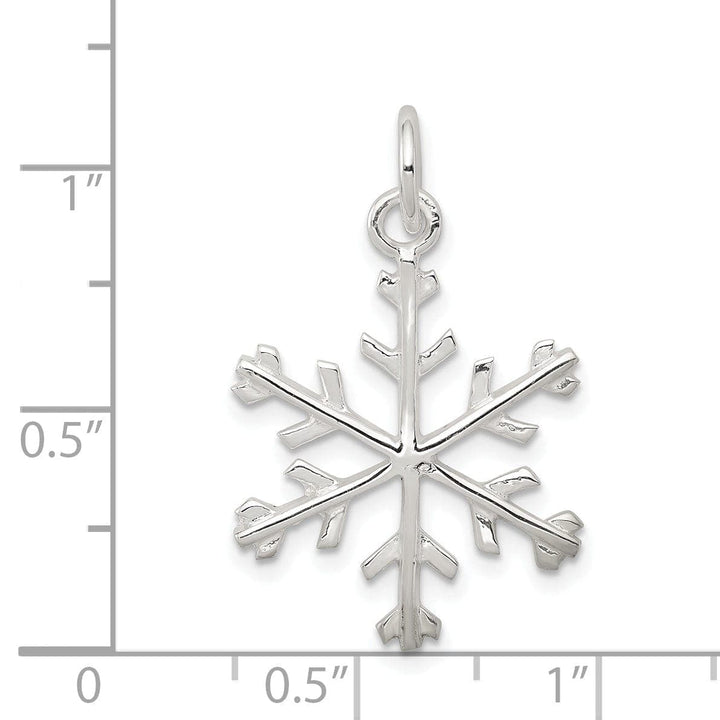 Lovely Rita's Pendants & Charms Sterling Silver Snowflake Charm Pendant