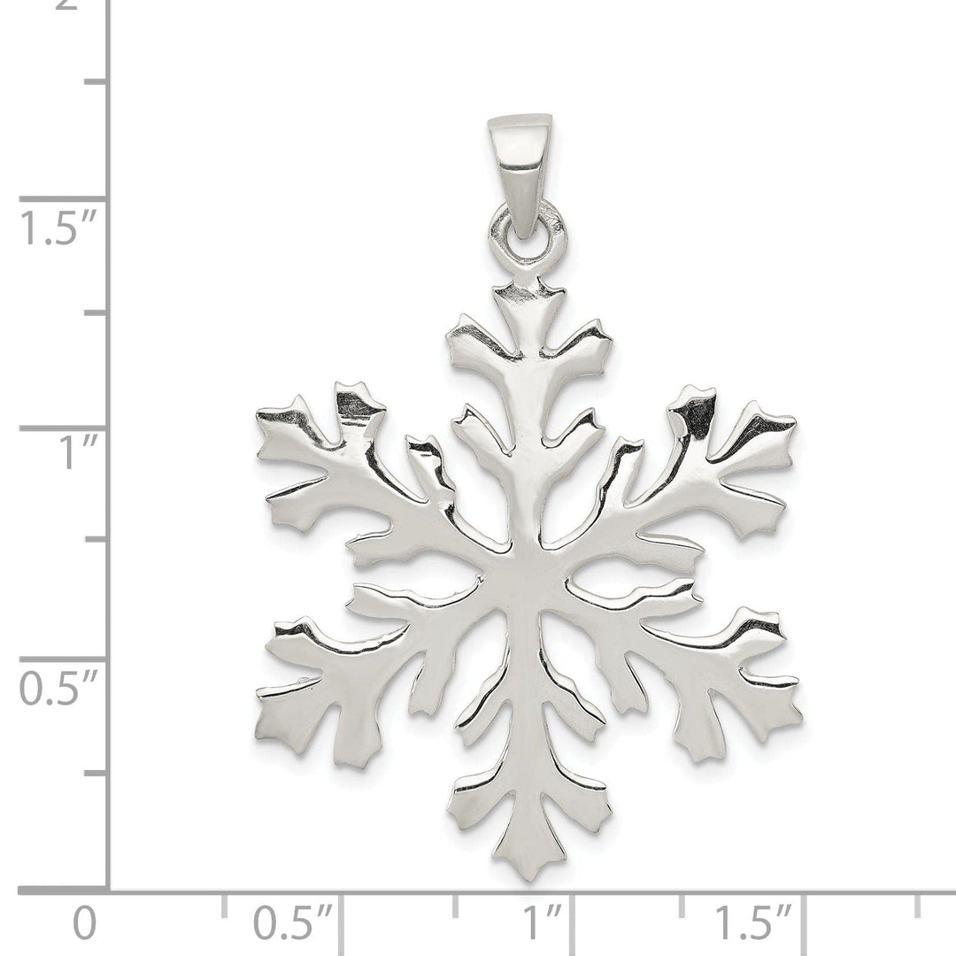 Lovely Rita's Pendants & Charms Sterling Silver Snowflake Charm Pendant