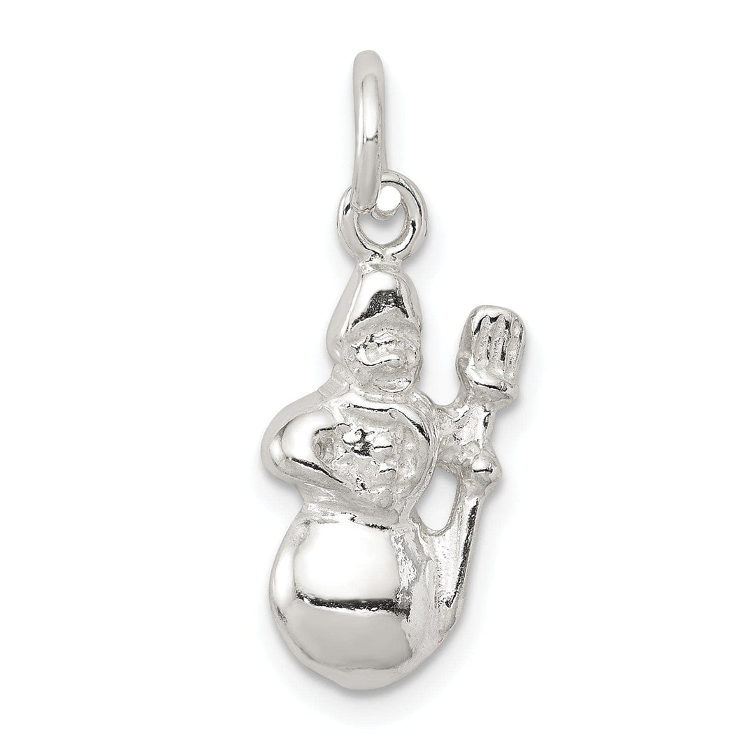 Lovely Rita's Pendants & Charms Sterling Silver Snowman Charm Pendant