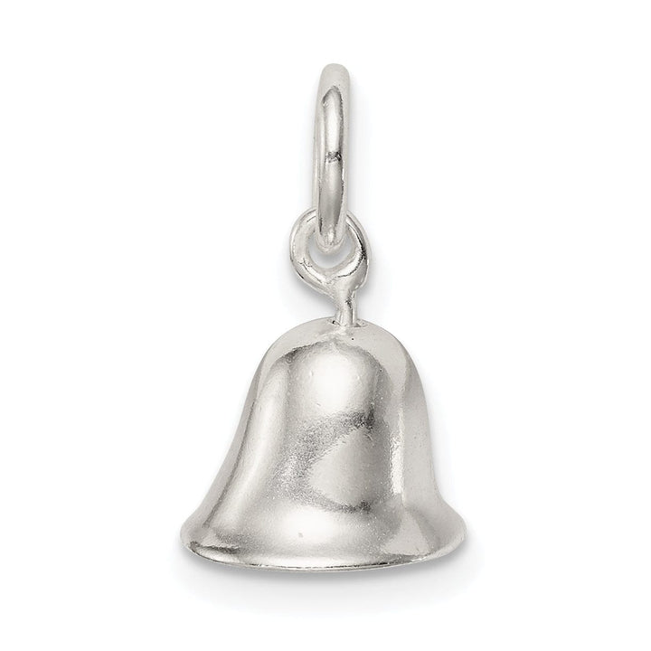 Lovely Rita's Pendants & Charms Sterling Silver Solid Moveable 3-D Bell Charm